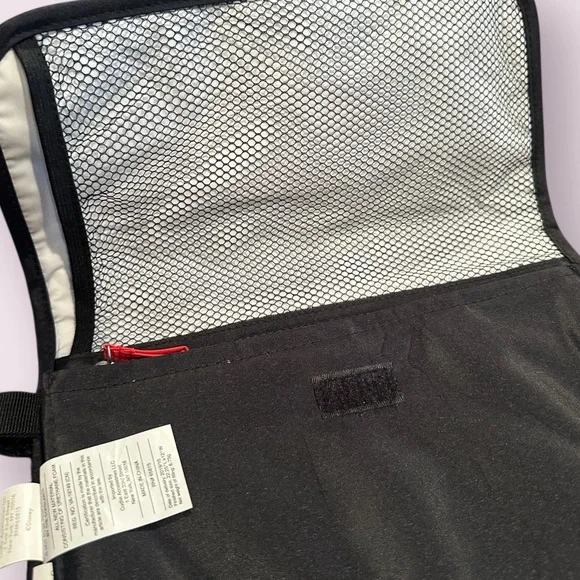 Disney Baby Love Mickey Mouse Black and Red Travel Diaper Mat With Storage - Picture 6 of 8